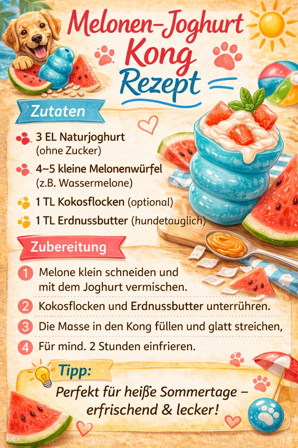 Schleckmatten & Kong Rezepte für deinen Vierbeiner